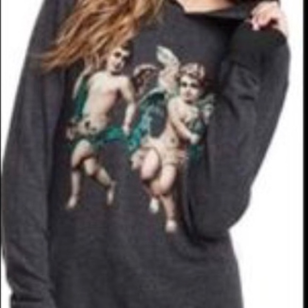 Wildfox cherubs angel babies Gypsy hoodie